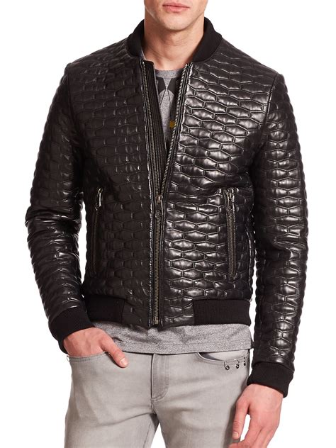 mens versace coat